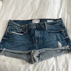 Frame Jean shorts